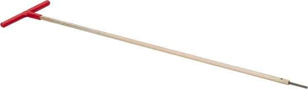 Made in USA - 7/64" Hex, T-Handle, Hex Key - 18" OAL, Chromalloy Steel, Inch System of Measurement - Industrial Tool & Supply