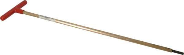 Made in USA - 7/32" Hex, T-Handle, Hex Key - 18" OAL, Chromalloy Steel, Inch System of Measurement - Industrial Tool & Supply