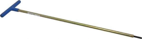 Made in USA - 5mm Hex, T-Handle, Hex Key - 18" OAL, Chromalloy Steel, Metric System of Measurement - Industrial Tool & Supply