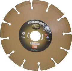 Core Cut - 6" Diam, 20mm Arbor Hole Diam, Wet & Dry Cut Saw Blade - Diamond-Tipped, Standard Round Arbor - Industrial Tool & Supply