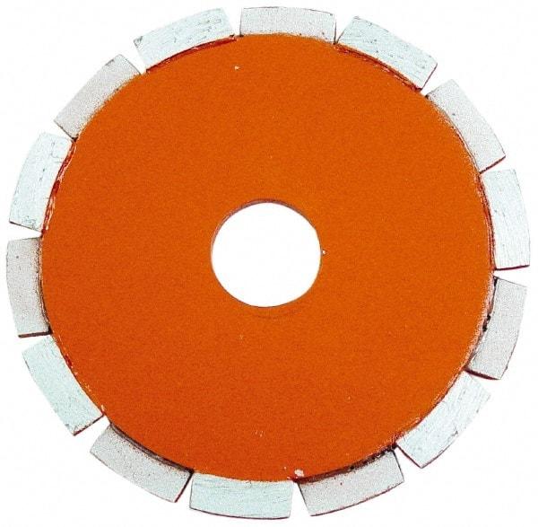 Core Cut - 7" Diam, 20mm Arbor Hole Diam, Wet & Dry Cut Saw Blade - Diamond-Tipped, Standard Round Arbor - Industrial Tool & Supply