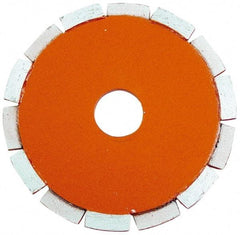 Core Cut - 4" Diam, 20mm Arbor Hole Diam, Wet & Dry Cut Saw Blade - Diamond-Tipped, Standard Round Arbor - Industrial Tool & Supply