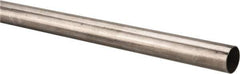 Made in USA - 6' Long, 1" OD, 304 Stainless Steel Tube - 0.035" Wall Thickness - Industrial Tool & Supply