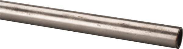 Made in USA - 6' Long, 1/2" OD, 304 Stainless Steel Tube - 0.049" Wall Thickness - Industrial Tool & Supply