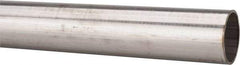 Made in USA - 6' Long, 1-1/2" OD, 304 Stainless Steel Tube - 0.065" Wall Thickness - Industrial Tool & Supply