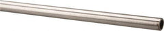 Value Collection - 6' Long, 1/4" OD, 316 Stainless Steel Tube - 0.049" Wall Thickness - Industrial Tool & Supply