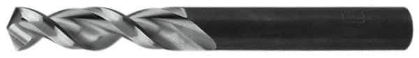 Walter-Titex - 0.3858" 130° Parabolic Flute Vanadium High Speed Steel Screw Machine Drill Bit - Bright Finish, Right Hand Cut, 1-11/16" Flute Length, 3-1/2" OAL, Split Point, Straight Shank - Industrial Tool & Supply