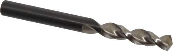 Walter-Titex - 0.2717" 130° Parabolic Flute Vanadium High Speed Steel Screw Machine Drill Bit - Bright Finish, Right Hand Cut, 34mm Flute Length, 2-29/32" OAL, Split Point, Straight Shank - Industrial Tool & Supply