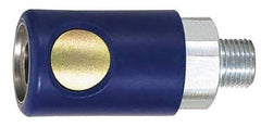 Prevost - 1/2 Male NPT ARO Pneumatic Hose Safety Coupler - Composite, 1/4" Body Diam - Industrial Tool & Supply