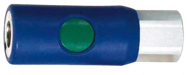 Prevost - 3/8 Female NPT European High Flow Pneumatic Hose Coupler - Composite, 7.2mm Body Diam - Industrial Tool & Supply