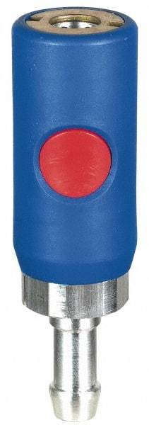 Prevost - Hose Barb Tru-Flate Automotive Pneumatic Hose Coupler - Composite, 1/4" Body Diam, 3/8" Hose ID - Industrial Tool & Supply
