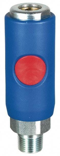 Prevost - 3/8 Male NPT Tru-Flate Automotive Pneumatic Hose Coupler - Composite, 3/8" Body Diam - Industrial Tool & Supply