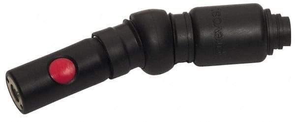 Prevost - 1/4 Swivel NPT Tru-Flate Automotive Pneumatic Hose Safety Coupler - Composite, 1/4" Body Diam - Industrial Tool & Supply