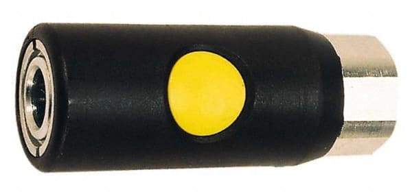 Prevost - 3/8 Female NPT ARO Pneumatic Hose Safety Coupler - Composite, 1/4" Body Diam - Industrial Tool & Supply