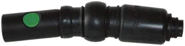 Prevost - 1/4 Swivel NPT European High Flow Pneumatic Hose Safety Coupler - Composite, 3/8" Body Diam - Industrial Tool & Supply