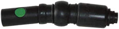Prevost - 1/4 Swivel NPT European High Flow Pneumatic Hose Safety Coupler - Composite, 3/8" Body Diam - Industrial Tool & Supply