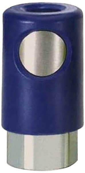 Prevost - 1/2 Female NPT Industrial Pneumatic Hose Coupler - Composite, 3/8" Body Diam - Industrial Tool & Supply