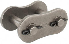 U.S. Tsubaki - 2" Pitch, ANSI 160, Cottered Roller Chain Connecting Link - For Use with Single Strand Chain - Industrial Tool & Supply