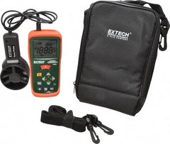 Extech - 0.4 to 30 m/Sec Air CFM and CMM Thermo Anemometer - 140°F Max - Industrial Tool & Supply