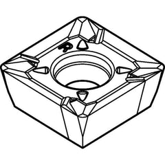 Kennametal - SPCT3125 LD2 Grade KC520M Carbide Milling Insert - TiAlN Finish, 5/32" Thick, 10mm Inscribed Circle, 0.8mm Corner Radius - Industrial Tool & Supply