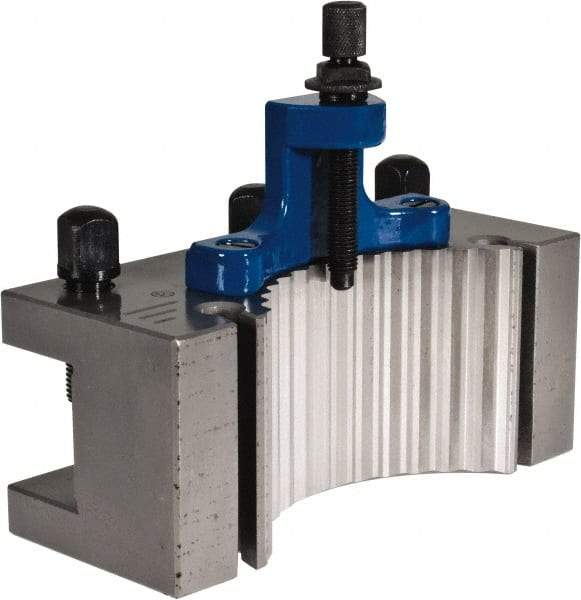 Value Collection - Series C, #CD 40170 Tool Post Holder - 750mm Lathe Swing, 150mm OAH x 170mm OAL, 40mm Max Tool Cutting Size, 90mm Centerline Height - Exact Industrial Supply