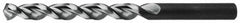 Walter-Titex - #58 130° High Speed Steel Jobber Drill - Bright Finish, Right Hand Cut, Parabolic Flute, Straight Shank, 1-7/16" OAL, Standard Point - Industrial Tool & Supply