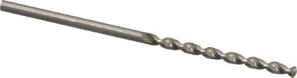 Walter-Titex - 5/64" 130° High Speed Steel Jobber Drill - Oxide Finish, Right Hand Cut, Parabolic Flute, Straight Shank, 1-15/16" OAL, Standard Point - Industrial Tool & Supply