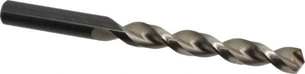 Walter-Titex - 9/16" 130° High Speed Steel Jobber Drill - Oxide Finish, Right Hand Cut, Parabolic Flute, Straight Shank, 6-5/8" OAL, Standard Point - Industrial Tool & Supply