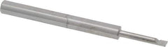 Scientific Cutting Tools - 0.075" Min Bore Diam, 3/8" Max Bore Depth, 1/8 Shank Diam, Radial Relief Boring Bar - Right Hand Cut, Solid Carbide, Uncoated - Exact Industrial Supply