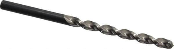Walter-Titex - #12 130° High Speed Steel Jobber Drill - Oxide Finish, Right Hand Cut, Parabolic Flute, Straight Shank, 3-3/8" OAL, Standard Point - Industrial Tool & Supply