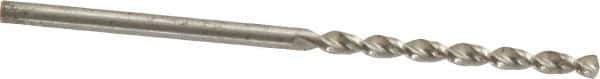 Walter-Titex - #47 130° High Speed Steel Jobber Drill - Bright Finish, Right Hand Cut, Parabolic Flute, Straight Shank, 1-15/16" OAL, Standard Point - Industrial Tool & Supply