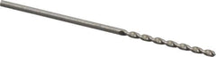 Walter-Titex - #56 130° High Speed Steel Jobber Drill - Bright Finish, Right Hand Cut, Parabolic Flute, Straight Shank, 38mm OAL, Standard Point - Industrial Tool & Supply