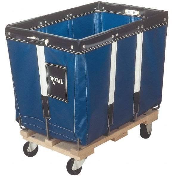 Royal Basket Trucks - 42" Long x 30" Wide x 36" High, Red Vinyl Replacement Liner - Use with Royal - 18 Bushel Capacity Basket Trucks - Industrial Tool & Supply