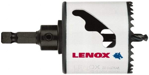Lenox - 2-9/16" Diam, 1-1/2" Cutting Depth, Hole Saw - Bi-Metal Saw, Toothed Edge - Industrial Tool & Supply