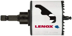 Lenox - 4-3/8" Diam, 1-1/2" Cutting Depth, Hole Saw - Bi-Metal Saw, Toothed Edge - Industrial Tool & Supply