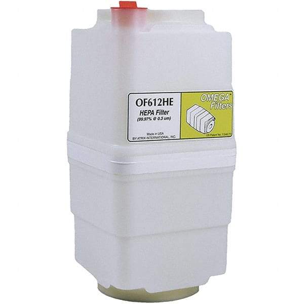 Atrix - Omega HEPA Filter Cartridge - 1 Gallon, HEPA (99.97% efficient @ .3 micron), dry particulate - Industrial Tool & Supply