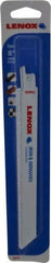 Lenox - 8" Long x 3/4" Thick, Carbide Reciprocating Saw Blade - Straight Profile, Continuous Edge, Universal Shank - Industrial Tool & Supply