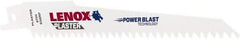 Lenox - 6" Long x 3/4" Thick, Bi-Metal Reciprocating Saw Blade - Tapered Profile, 6 TPI, Toothed Edge, Universal Shank - Industrial Tool & Supply