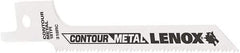 Lenox - 3-5/8" Long x 5/16" Thick, Bi-Metal Reciprocating Saw Blade - Tapered Profile, 18 TPI, Toothed Edge, Universal Shank - Industrial Tool & Supply