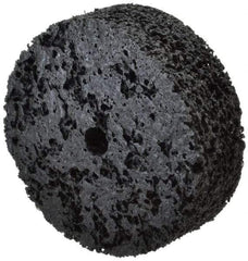 3M - 3" Diam, 1" Face Width, 3/8" Center Hole, Very Coarse Grade, Silicon Carbide Deburring Wheel - Unitized, Hard Density 7 Grade, 14,100 RPM - Industrial Tool & Supply