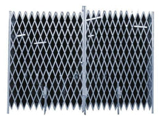 Illinois Engineered Products - 6' High x 18' Wide Bi-Parting Folding Gates - Steel - Industrial Tool & Supply