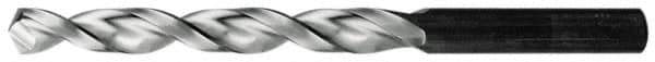 Walter-Titex - 7.7mm 130° Cobalt Jobber Drill - Oxide Finish, Right Hand Cut, Parabolic Flute, Straight Shank, 4-19/32" OAL, Split Point - Industrial Tool & Supply