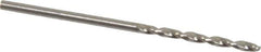 Walter-Titex - 1.7mm 130° Cobalt Jobber Drill - Bright Finish, Right Hand Cut, Parabolic Flute, Straight Shank, 1-11/16" OAL, Split Point - Industrial Tool & Supply