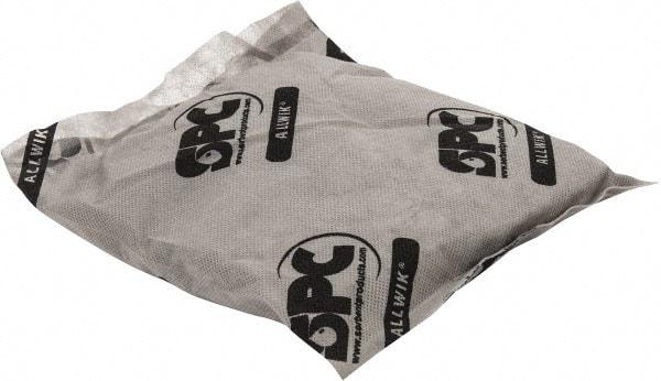 Brady SPC Sorbents - 9 Inch Long x 9 Inch Wide Sorbent Pillow - 21 Gallon Capacity, Universal - Industrial Tool & Supply