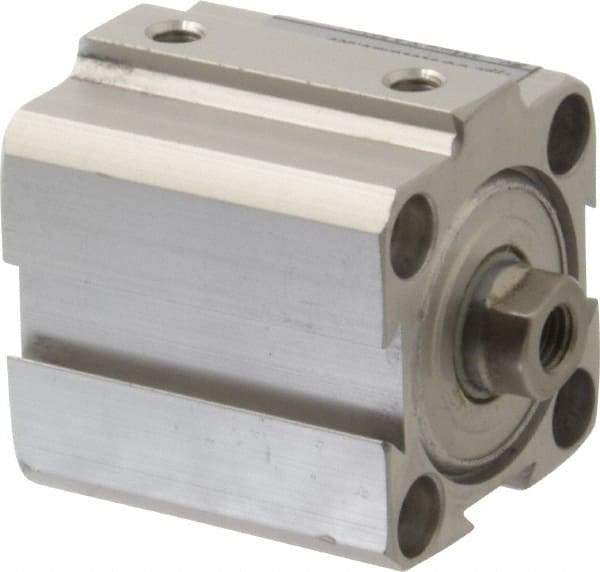 Norgren - 1/2" Stroke x 1" Bore Double Acting Air Cylinder - 10-32 Port, 1/4-28 Rod Thread, 145 Max psi, 23 to 176°F - Industrial Tool & Supply