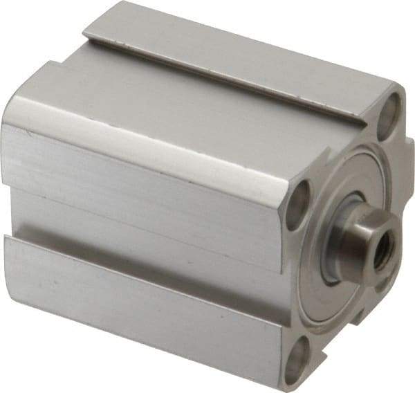 Norgren - 3/4" Stroke x 1" Bore Double Acting Air Cylinder - 10-32 Port, 1/4-28 Rod Thread, 145 Max psi, 23 to 176°F - Industrial Tool & Supply