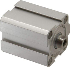 Norgren - 3/4" Stroke x 1" Bore Double Acting Air Cylinder - 10-32 Port, 1/4-28 Rod Thread, 145 Max psi, 23 to 176°F - Industrial Tool & Supply