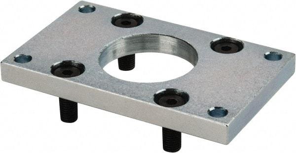 Norgren - Air Cylinder Flange Mount - 23°F Min Temp, Use with 50mm Compact Cylinders - Industrial Tool & Supply