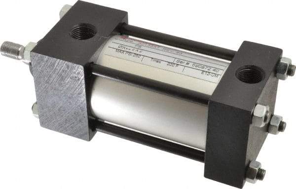 Norgren - 2" Stroke x 2" Bore Single Acting Air Cylinder - 3/8 Port, 7/16-20 Rod Thread, 250 Max psi, -20 to 200°F - Industrial Tool & Supply