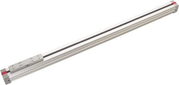 Norgren - 2" Bore x 48" Stroke Standard Rodless Air Cylinder - 116 Max psi, -22 to 176°F, 3/8" NPTF Port - Industrial Tool & Supply